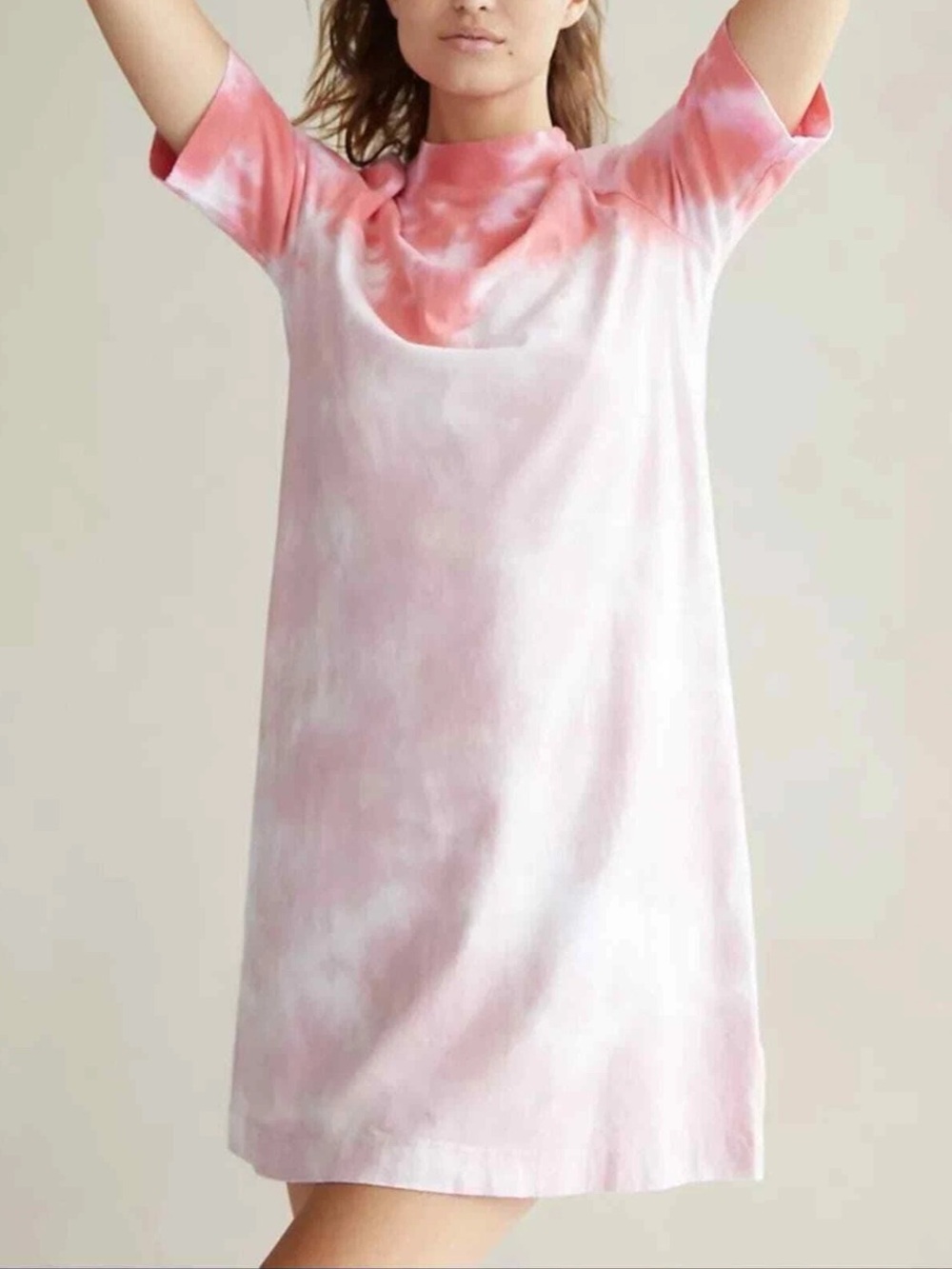 NWT T.La Pink Crewneck Tee Az Large Petit